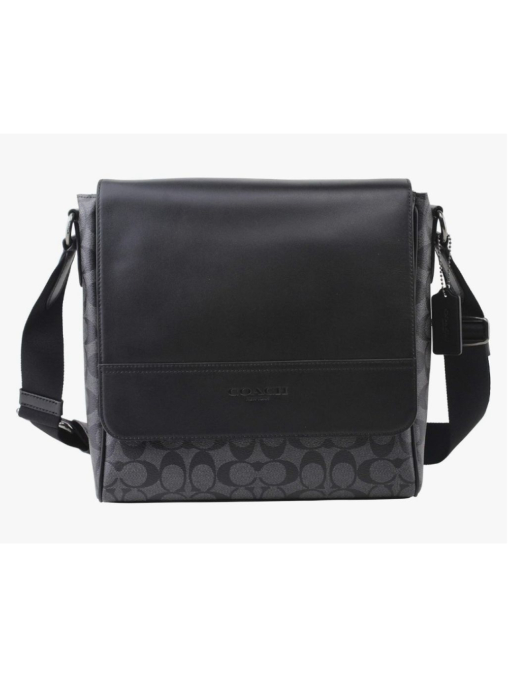 Coach Houston Map Bag in Signature Canvas